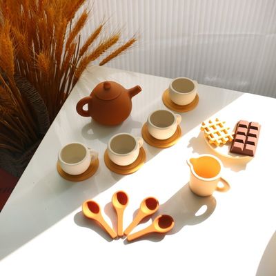 สมาธิความปลอดภัย CE ของเล่นเด็กซิลิโคน กับของเล่นซิลิโคน กับชามชาม ชุด 17PCS