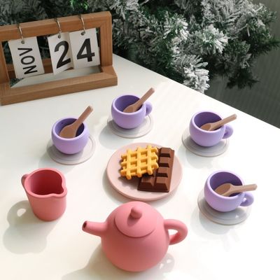 ของเล่นเด็กล่าสุด BPA ฟรีเกรดอาหาร 17pcs ชุดซิลิโคนช้อน ช้อนชายหาด