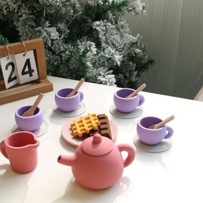 ของเล่นเด็กล่าสุด BPA ฟรีเกรดอาหาร 17pcs ชุดซิลิโคนช้อน ช้อนชายหาด