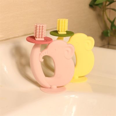ซิลิโคนเด็ก Teether BPA ฟรี เนื้อเยื่ออ่อนโยนบําบัดอาการปวดยางฟัน การบรรเทาฟัน ซิลิโคน Teether ปลอดภัยสําหรับของเล่นเด็ก