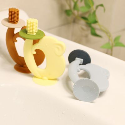 BPA ฟรี Teether ซิลิโคน เนื้อเยื่ออ่อนโยนง่ายที่จะถือ ช่วยกับการบําบัดความเจ็บปวดฟัน ของเล่นฟันเด็กที่ดีที่สุด