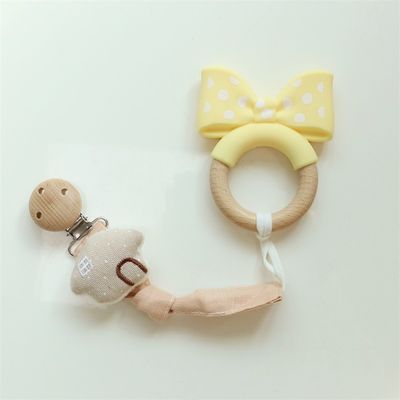 สินค้าอาหาร เกรดซิลิโคน Teething แหวน Freezable สําหรับการปลดปล่อยเพิ่มเติม ของเล่นการศึกษาทารก ซิลิโคนผลไม้ Teether