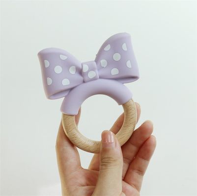 สินค้าอาหาร เกรดซิลิโคน Teething แหวน Freezable สําหรับการปลดปล่อยเพิ่มเติม ของเล่นการศึกษาทารก ซิลิโคนผลไม้ Teether