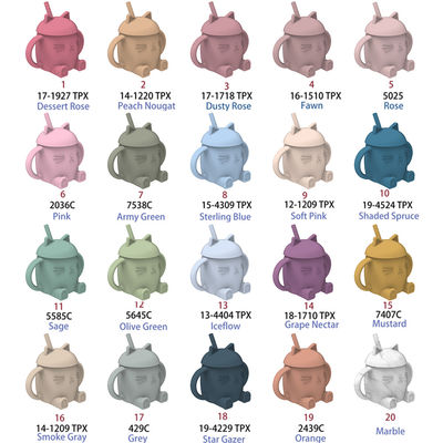 พิมพ์การปรับปรุงการดื่มซิลิโคน Sippy ถ้วยด้วยสลัด