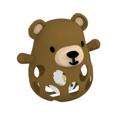 สัตว์ Fox And Bear Medical Grade Relief สําหรับทารก 0-6 เดือน บรรเทาอาการปวดฟัน ซิลิโคน Teether สําหรับทารกที่จับง่าย