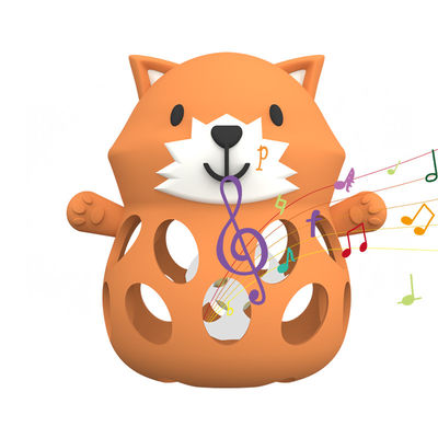 สัตว์ Fox And Bear Medical Grade Relief สําหรับทารก 0-6 เดือน บรรเทาอาการปวดฟัน ซิลิโคน Teether สําหรับทารกที่จับง่าย
