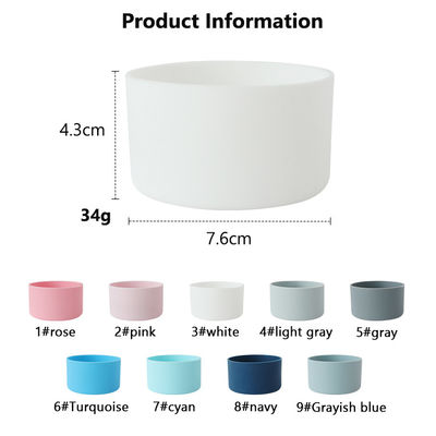 ซิลิโคน แบมเปอร์ กระป๋องกล่องสําหรับ Quencher 40 oz 7.5cm Tumbler Boot Stanley Cup ซิลิโคน ด้านล่างกล่องปิด