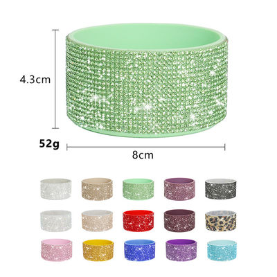 ถ้วยยอดขาย Glitter ซิลิโคนบูทสําหรับ 20-40oz กล่องปก ด้านล่าง กล่องปก ป้องกัน tumbler boot พิมพ์