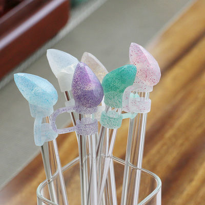 NEW การมาถึงหัวใจเพชรกระจ่างกระจ่างออกแบบ ผ้าห่ม Cover Topper 3D 10mm ผ้าห่ม Toppers หมวกสําหรับ tumblers ถ้วยแก้ว