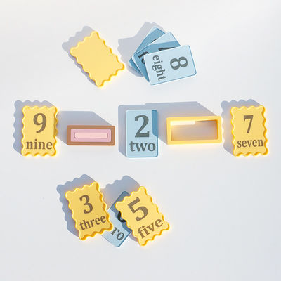 OEM ODM ของเล่นซิลิโคนตามสั่ง สําหรับเด็ก เลขเลเซอร์พิมพ์ กระดานเล็ก 10pcs แพ็คสําหรับเด็ก ชุดของเล่นการศึกษา