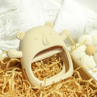 PAISEN Custom Soft Teether Toy Teething Gloves Newborn Bpa Free Baby Silicone Teething Mitten สําหรับทารก