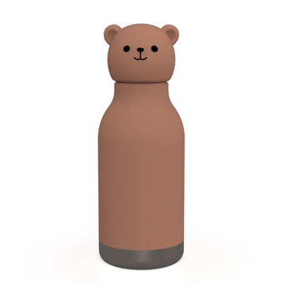 Bear Design Original Custom Food Grade ซิลิโคน 304 สแตนเลส เด็กกลับโรงเรียน วันเกิด ถ้วยน้ําเด็ก ถ้วยฝึกอบรม