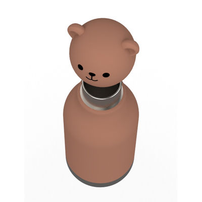 Bear Design Original Custom Food Grade ซิลิโคน 304 สแตนเลส เด็กกลับโรงเรียน วันเกิด ถ้วยน้ําเด็ก ถ้วยฝึกอบรม