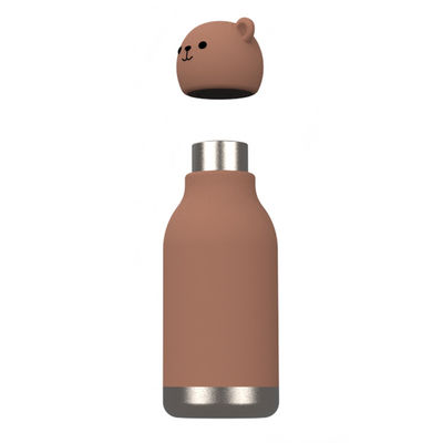 Bear Design Original Custom Food Grade ซิลิโคน 304 สแตนเลส เด็กกลับโรงเรียน วันเกิด ถ้วยน้ําเด็ก ถ้วยฝึกอบรม