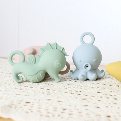 สีซิลิโคน สัตว์มหาสมุทรปลาปลาปลาปลามะขาม เด็กเด็ก ของเล่นอาบน้ํา ของขวัญชุดน้ําสเปรย์ Squishy