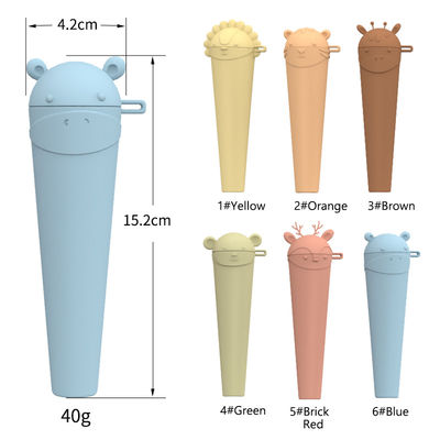 PAISEN สัตว์ ซิลิโคน Popsicle Maker BPA ฟรี Ice Pop Molds ที่สามารถนําไปใช้ใหม่ได้ เครื่องล้างจาน ปลอดภัย