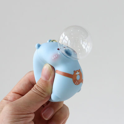 ซิลิโคน คาปิบาร่า Keychain Pendant Decompression Squeeze Bags Ornament Stress Relief Vent Toy 80g สําหรับวัสดุซิลิโคน