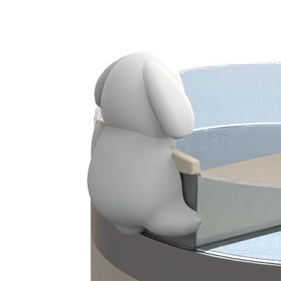 สัตว์น่ารัก ซิลิโคน ผ้าคลุมสลามและอุปกรณ์เสริมกระป๋อง