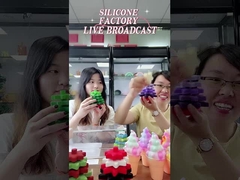 Babe Soft ซิลิโคนซ้อนแหวนบล็อกด้วยรูปทรงต้นคริสต์มาส