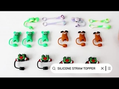 ครบครัน ซิลิโคน ผ้าหญ้า ใน 3D ออกแบบ สําหรับ Stanley Cup Tumblers 6-12mm ผ้าหญ้า / Sippy