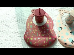 ถ้วยดื่มซิลิโคนที่มีสลัด สําหรับการฝึกเด็ก BPA ฟรี เกรดอาหารซิลิโคนพิมพ์ Sippy Cup